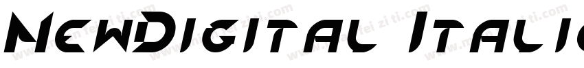 NewDigital Italic字体转换